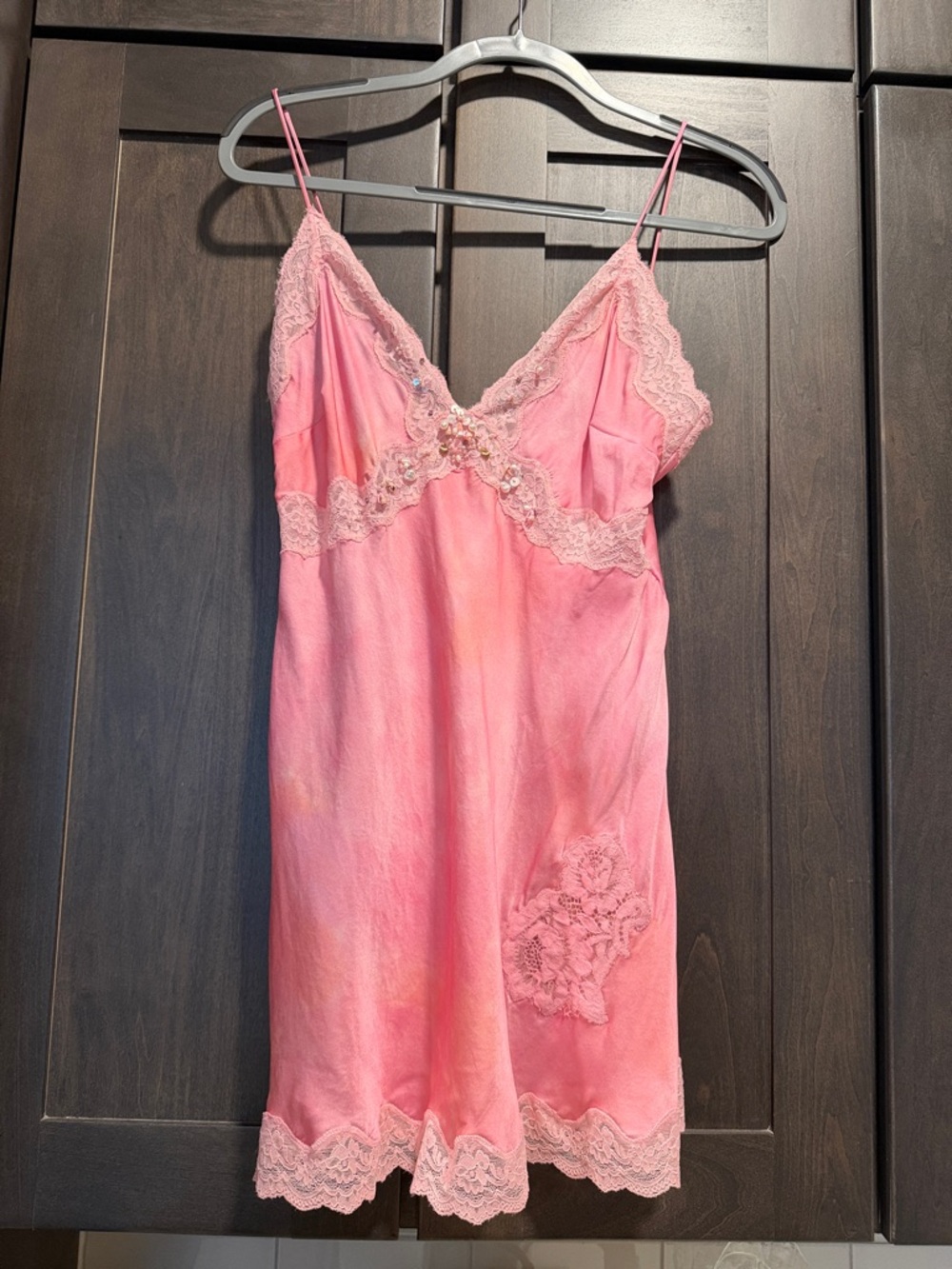 NWT Nicola Mini Slip Dress in Pink Ember - Picture 5 of 8